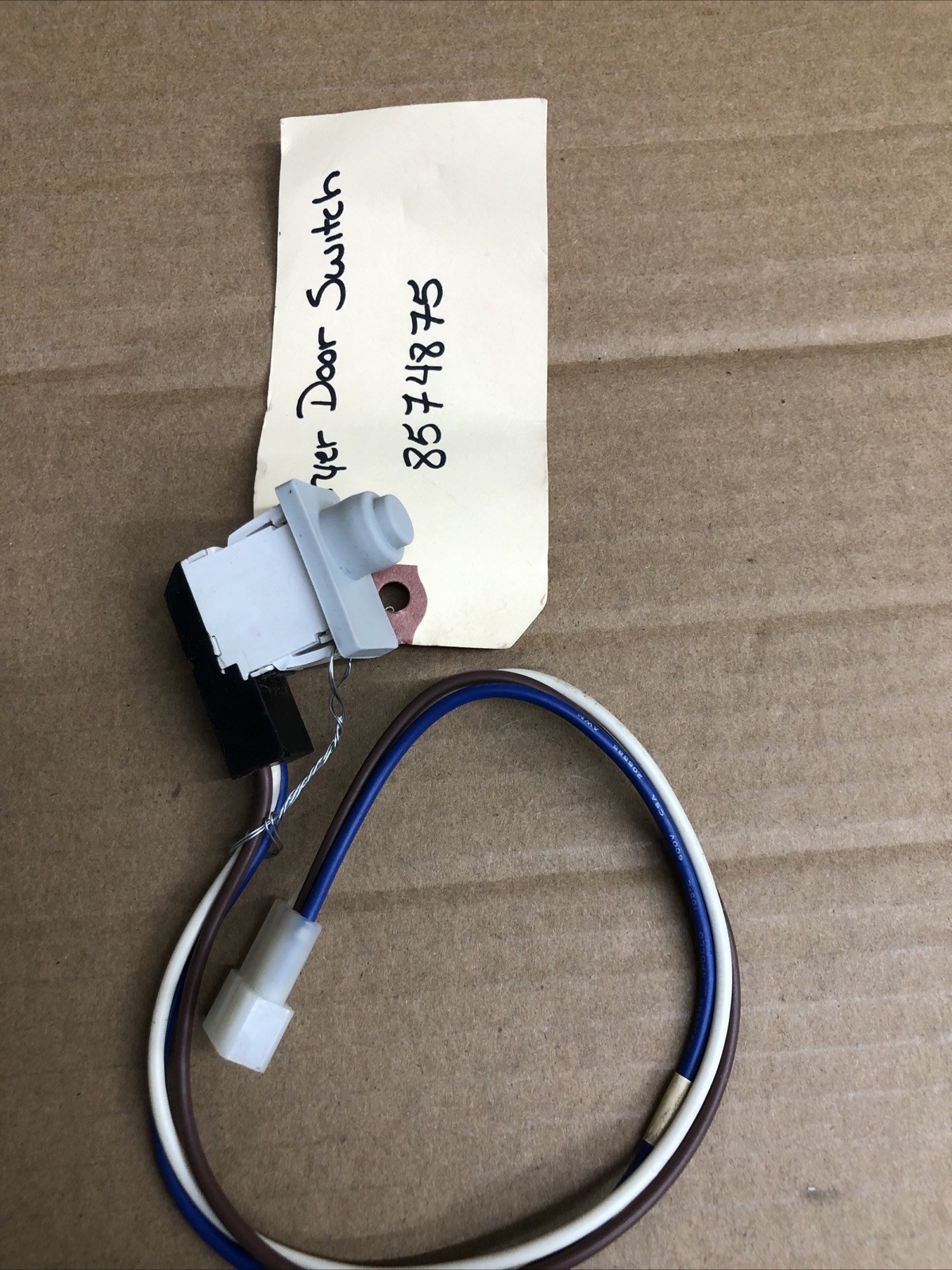 Dryer Door Switch P/N 8574875 gallery