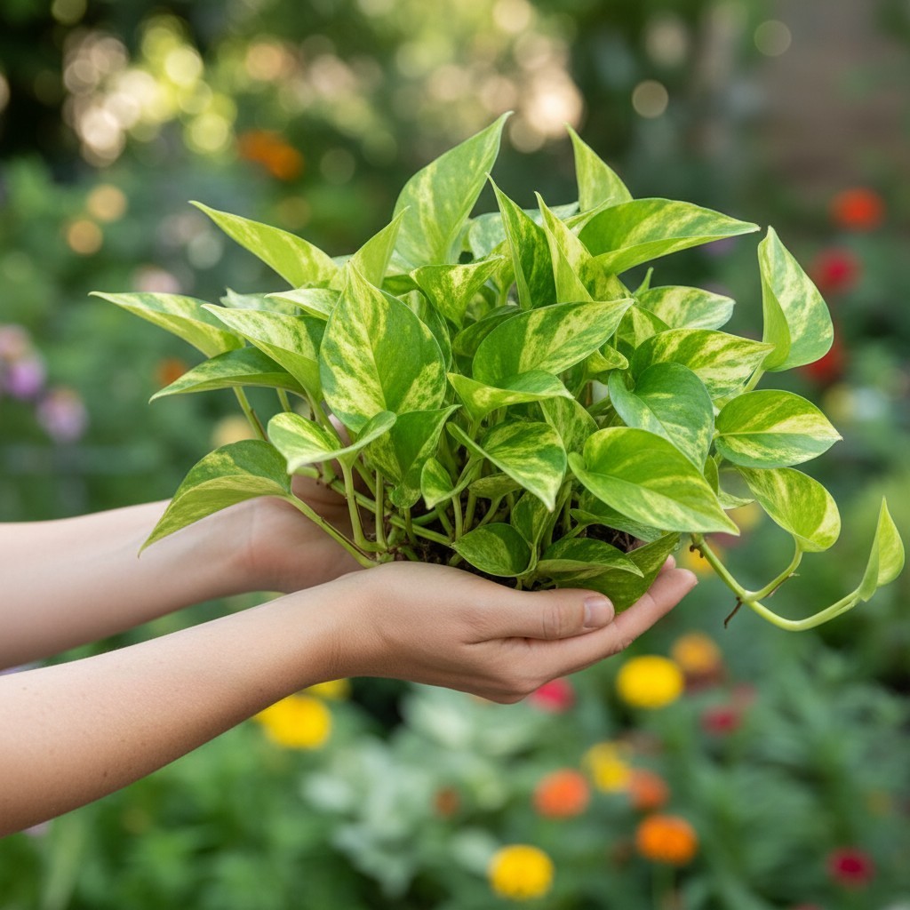 3 Rooted Pothos Live Plant Cuttings – Easy Care Indoor Houseplants gallery