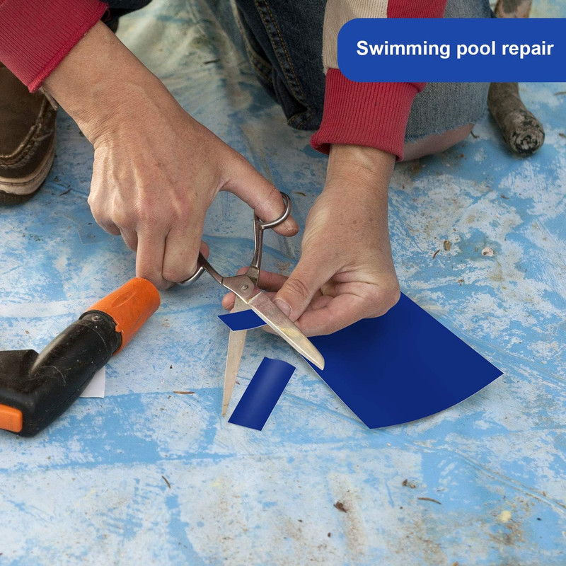 Extra Large Self Adhesive Pool Liner Repair Patch Vinyl Waterproof 2.8x4.1 Ft gallery