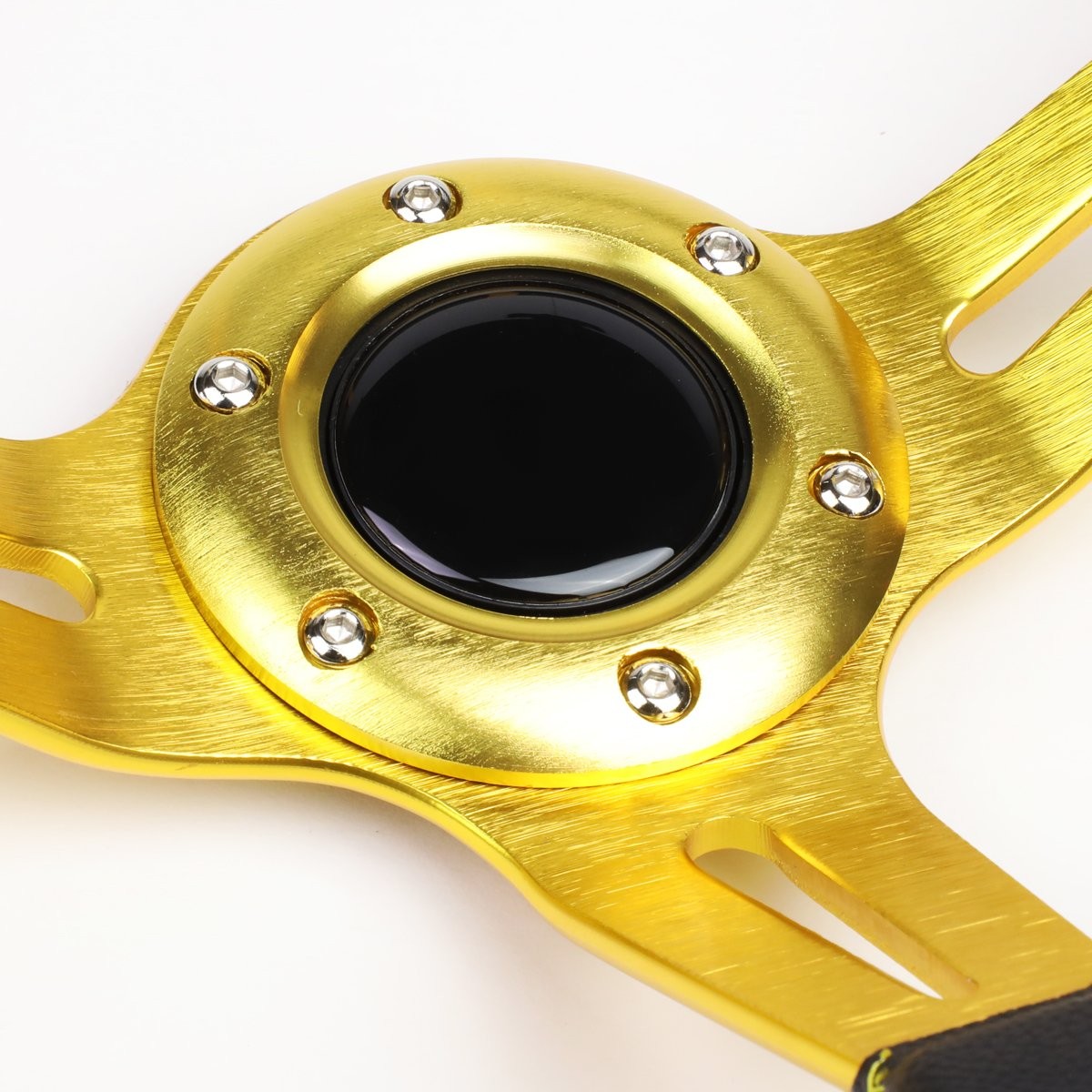 Dna Motoring 350Mm Racing Steering Wheel Horn Button 6-Bolt Aluminum Frame gallery