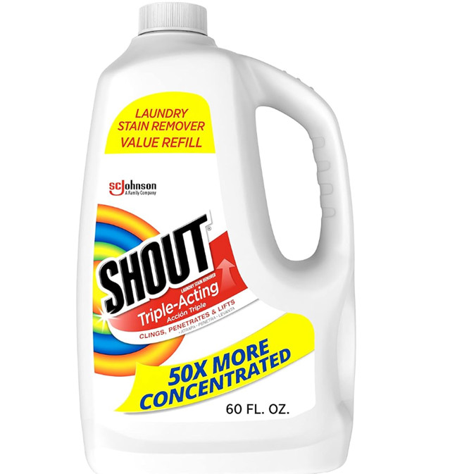 Shout Active Enzyme Laundry Stain Remover Spray, Triple-Acting, Penetrates 60oz gallery