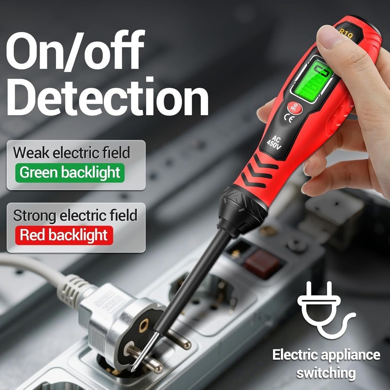 Voltage Tester w/Screwdriver Electrical Tester Tool Non Contact Voltage Detector gallery