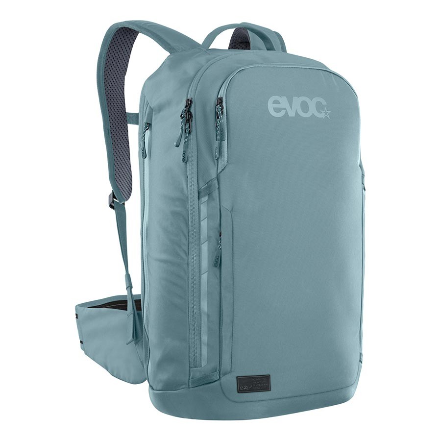 EVOC Commute Pro 22L Waterproof Bike Backpack with Back Protector & Organizer