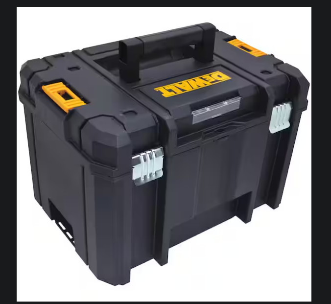 NEW ! DEWALT TSTAK VI 17 in. Stackable Deep Tool Storage Box - DWST17806 gallery