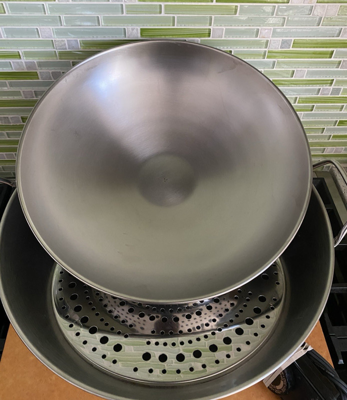 VTG FARBERWARE Electric Wok Model 303 Stainless Steel 14" with Rack Made in USA! gallery