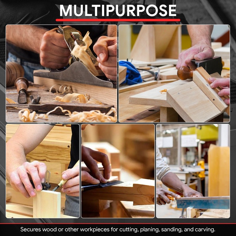 Portable Multifunction Woodworking Bench Hard Wood Vise Workbench Quick Release gallery