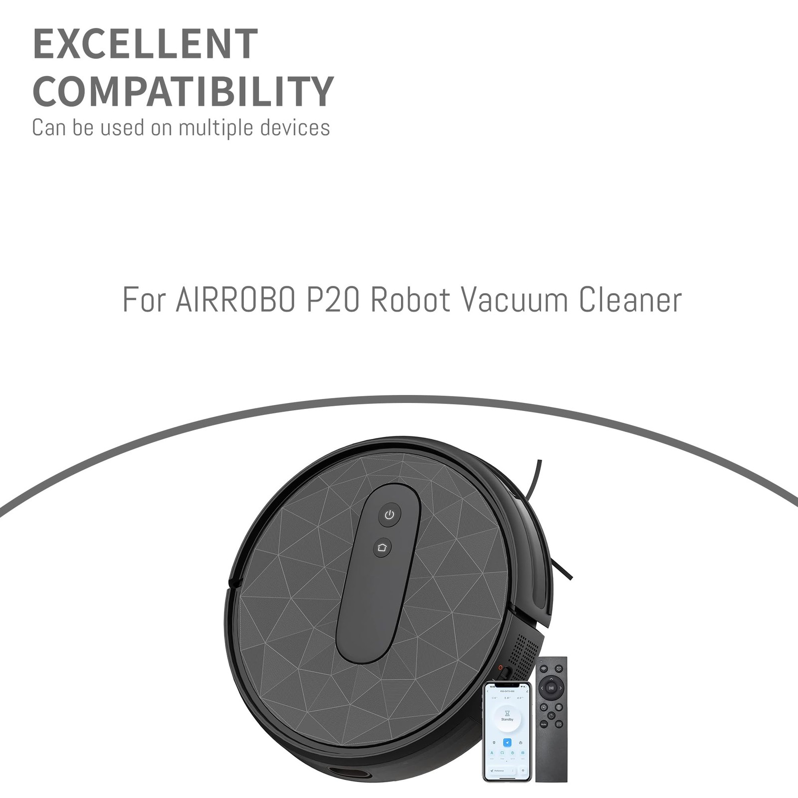 3400mAh Vacuum Compatible Battery for AIRROBO P20 Robot Vacuum Cleaner 3-Pron... gallery
