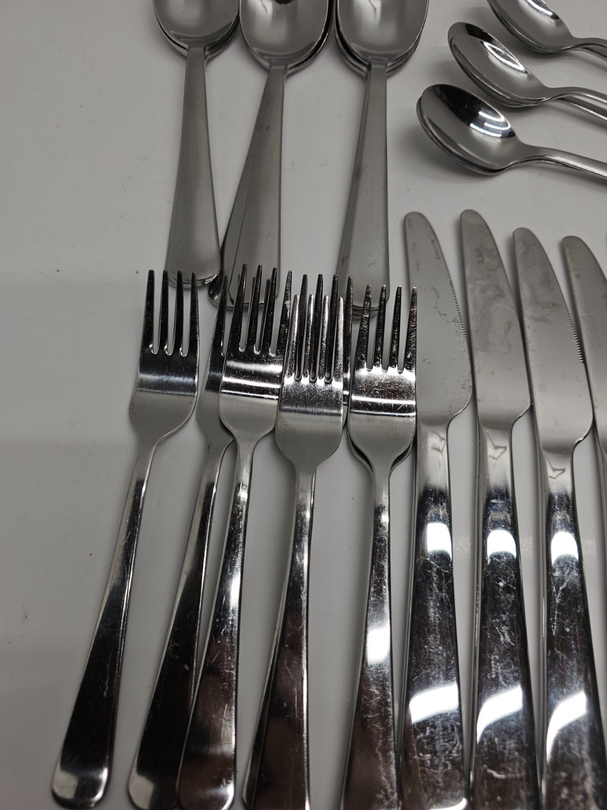 Ikea Stainless Steel Silverware Set 36 Pc Forks Knives Spoons Everyday Use gallery