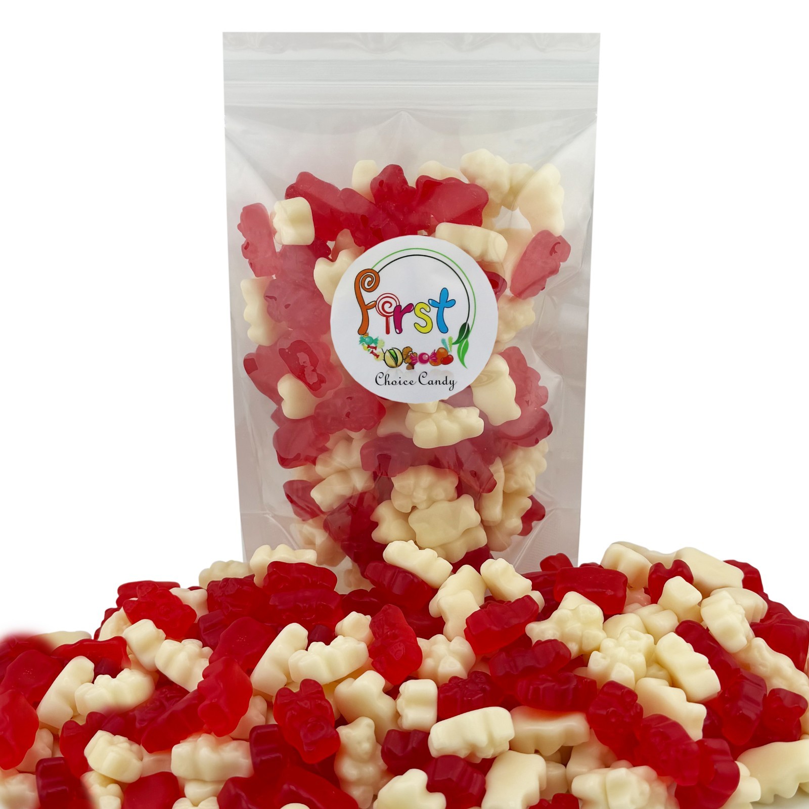 FirstChoiceCandy Valentine Mix Sweet Gummy Bears, Wild Cherry ,Strawberry&Banana gallery