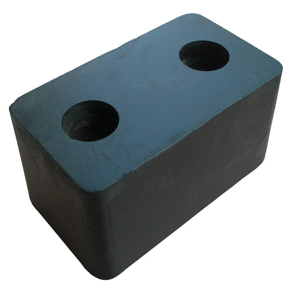 GRAINGER APPROVED 2MYR7 Trailer/Crane Dock Bumper,Rubber,PK2 2MYR7