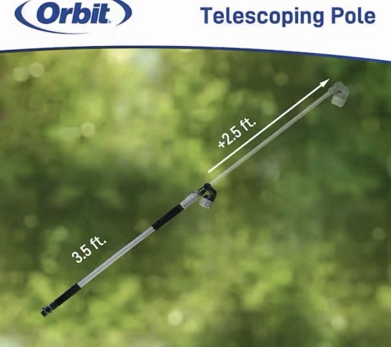 X-Stream 72 In. Extendable 4-Pattern Thumb Control Watering Wand Garden Lawn New gallery
