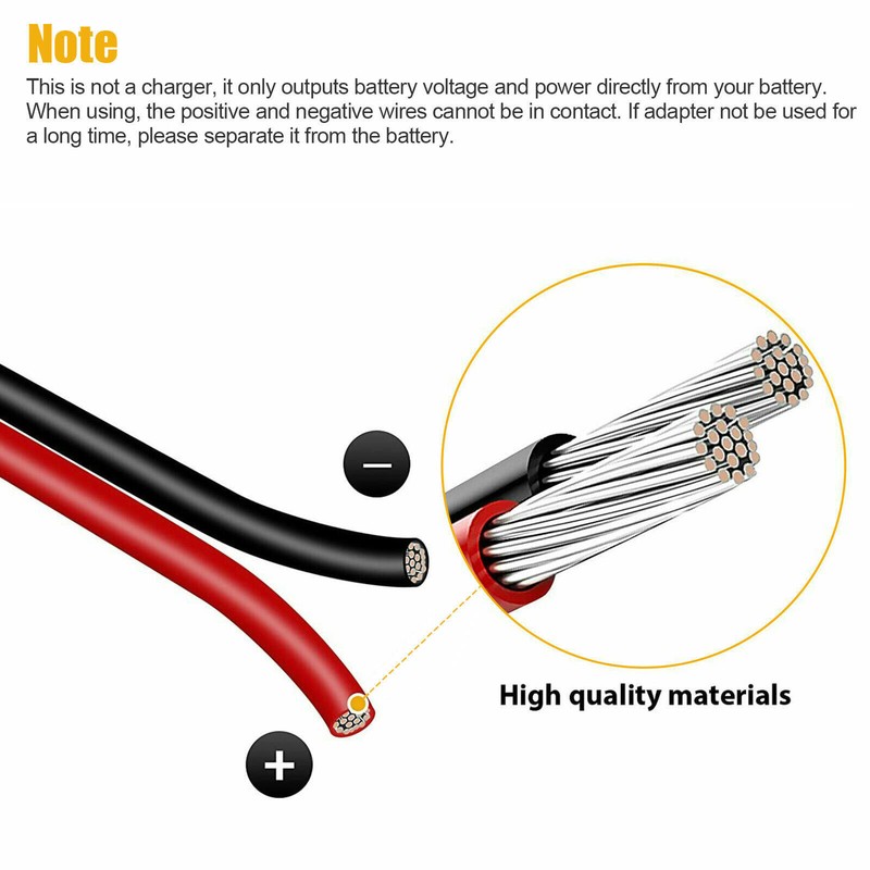 DIY Power Wheels Connector Adapter Compatible With Dewalt 18V 20V Battery Dock gallery