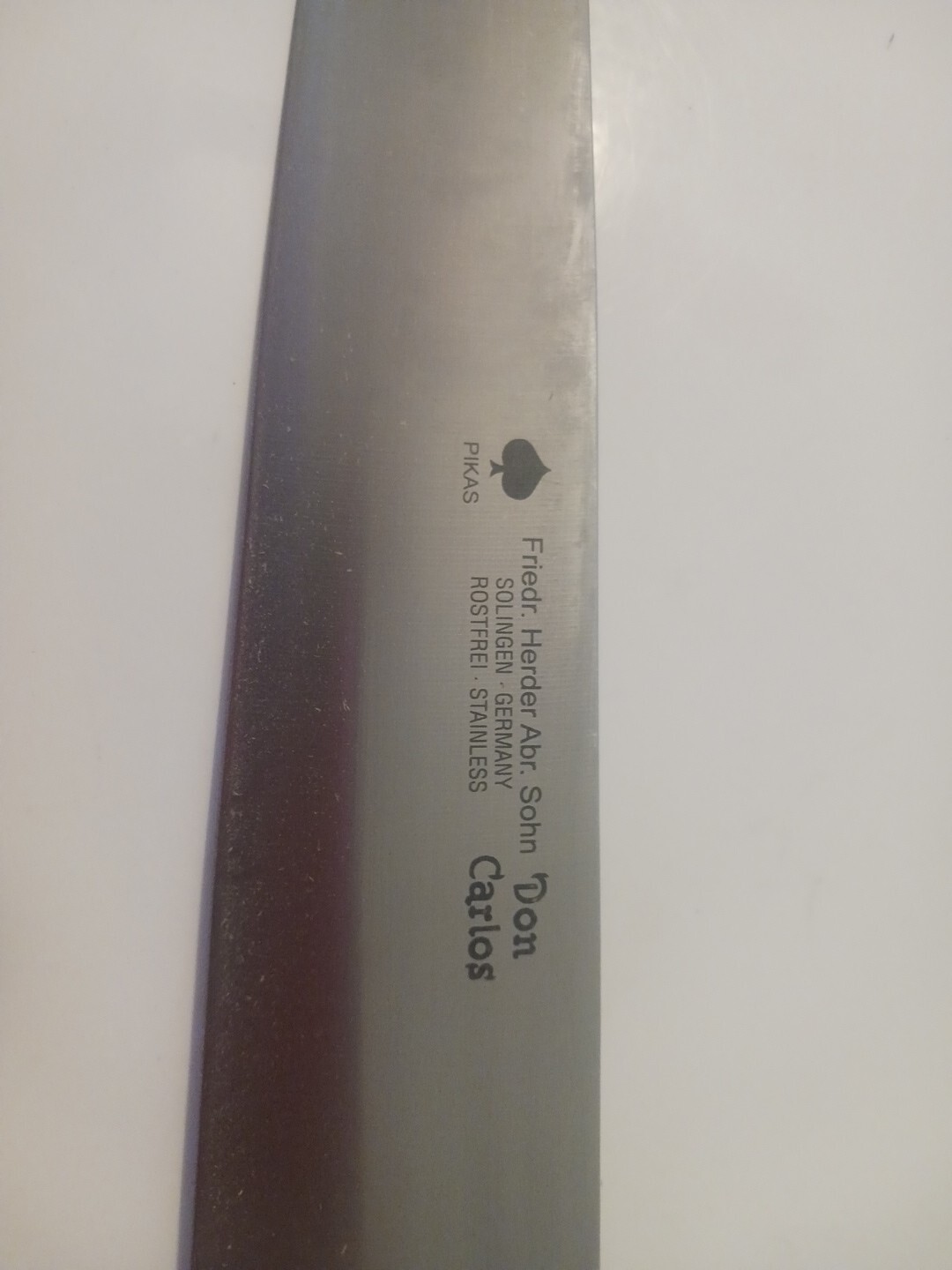 1 Ea 10 In Featherweight Chef Knife By FRIEDER HERDER In Solingen Germany gallery