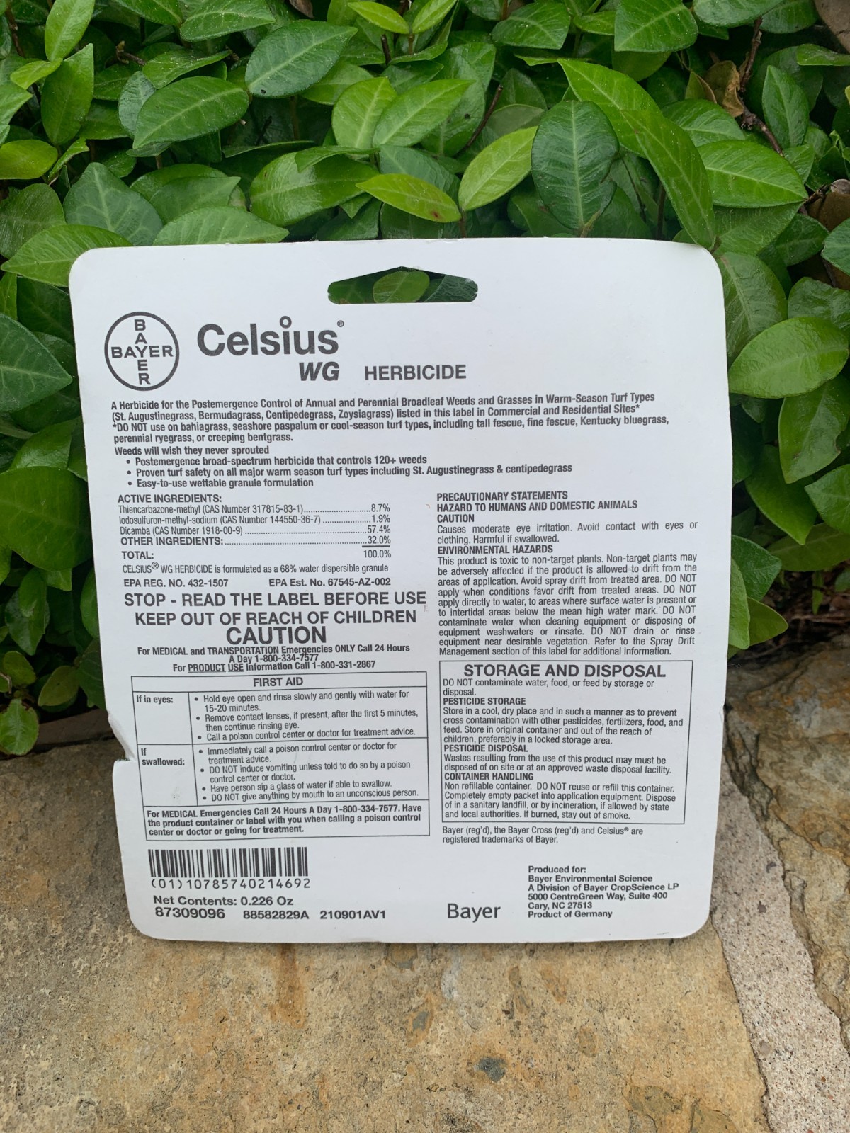 Celsius Herbicide - Single dose 0.226 oz Easy Mix Packet - Post Emergent gallery