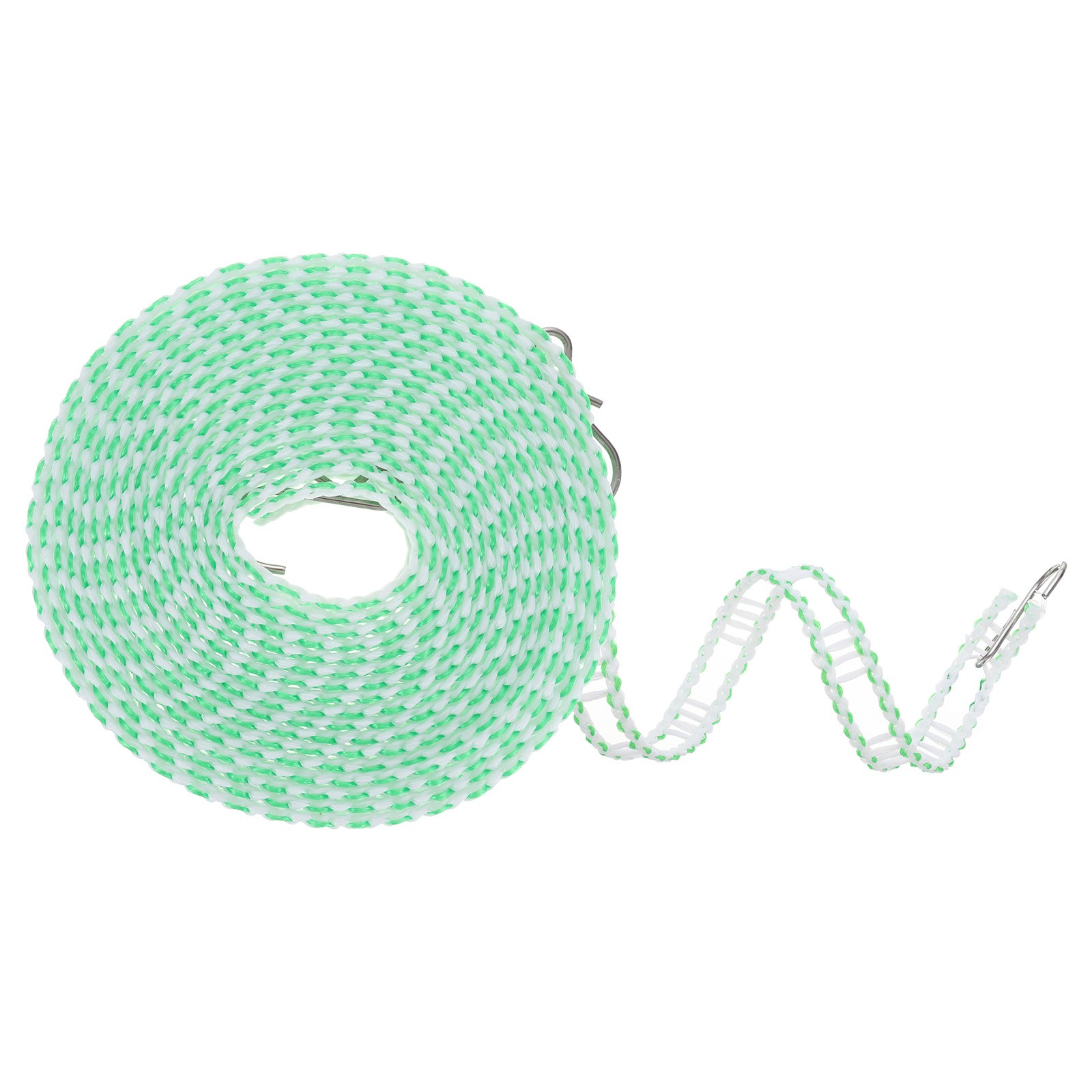 Windproof Clothesline, 5M 16.4ft Plastic Non-Slip Clothes Drying Rope, Green gallery
