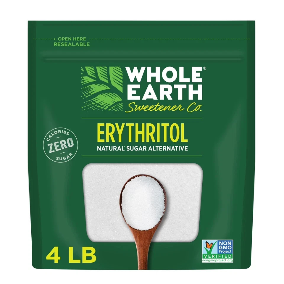 Whole Earth Erythritol Zero Calorie Sweetener, 4 Lb. Bag gallery