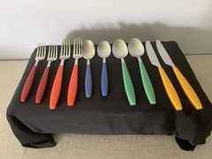 Fiesta JAMBOREE Multicolor 10pc Flatware Set Chambridge Stainless Steel