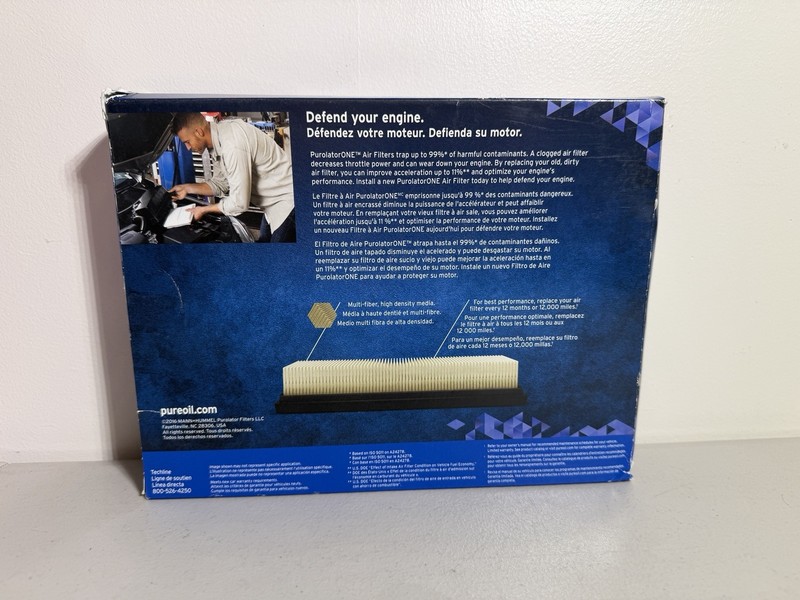 Purolator ONE Advanced Filtration Engine Air Filter A28177 gallery