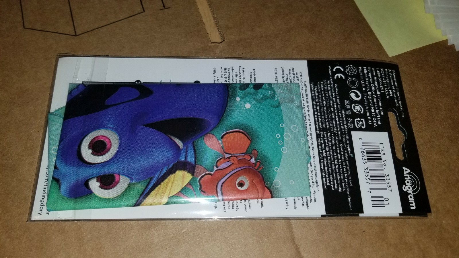 New Finding Dory Inflate-a-Fun Balloon (No helium Required) gallery