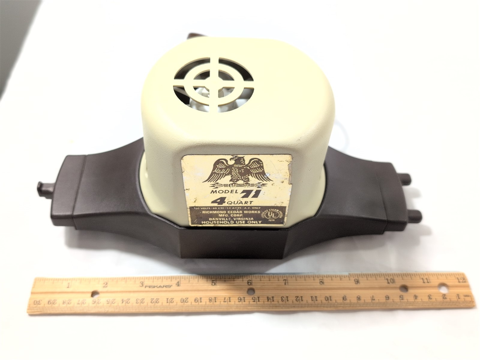 Richmond Cedar Works Model 71 4 Quart/qt Ice Cream Maker Replacement motor gallery