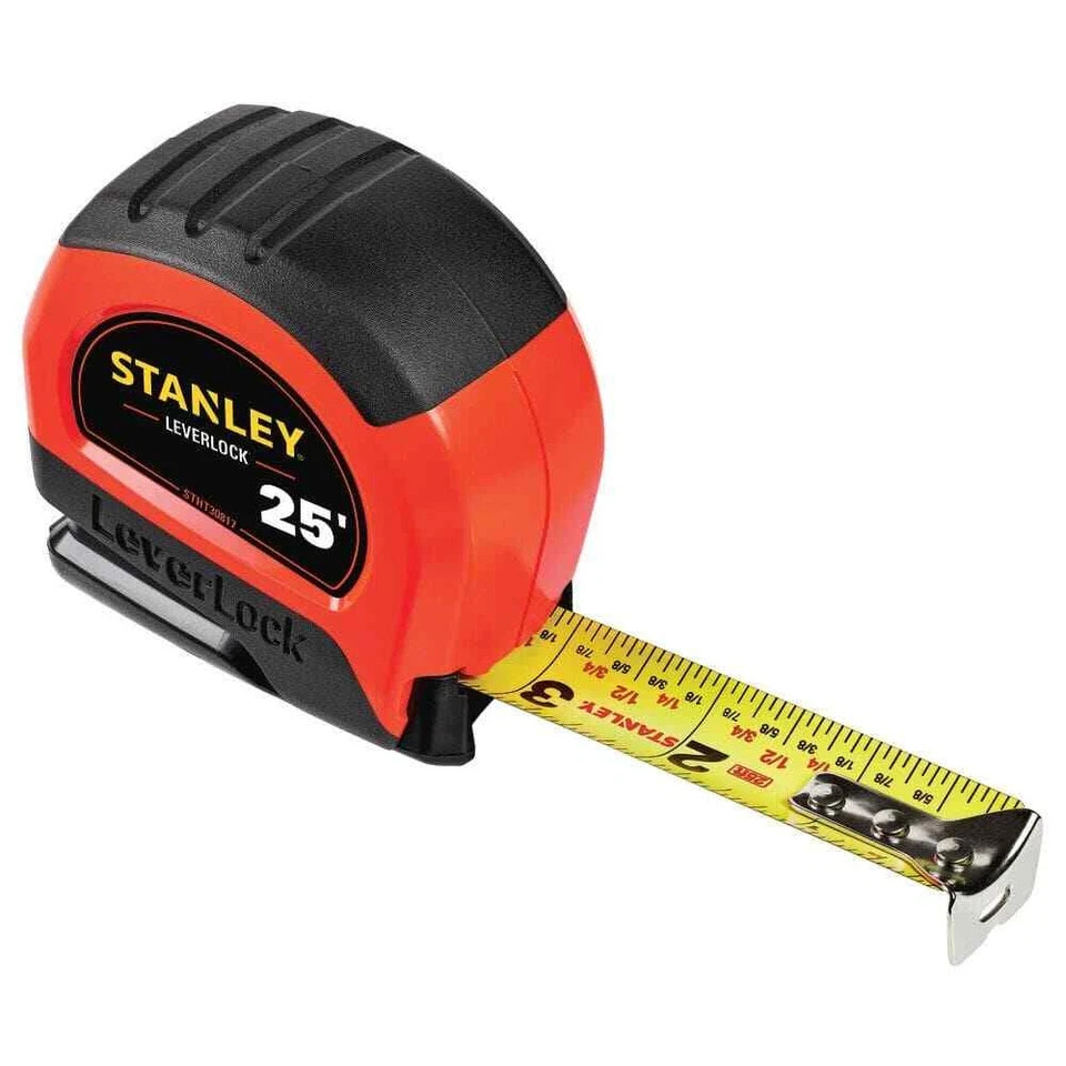 25 Ft. Lever Lock High Visibility Tape Measure gallery