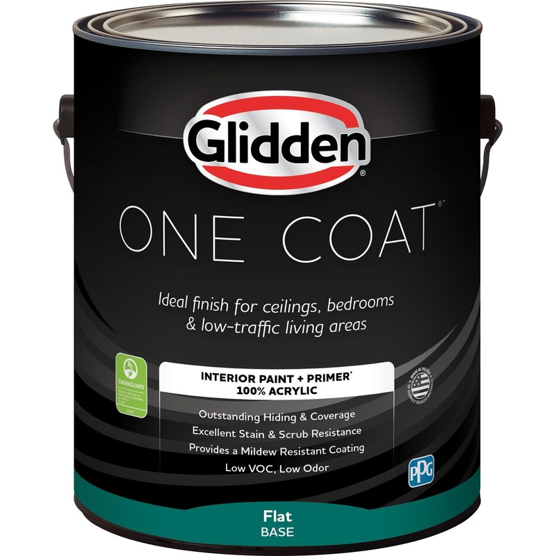 Glidden Interior Paint Premiumr Greige/Patches One Coat Flat 1-Gallon gallery