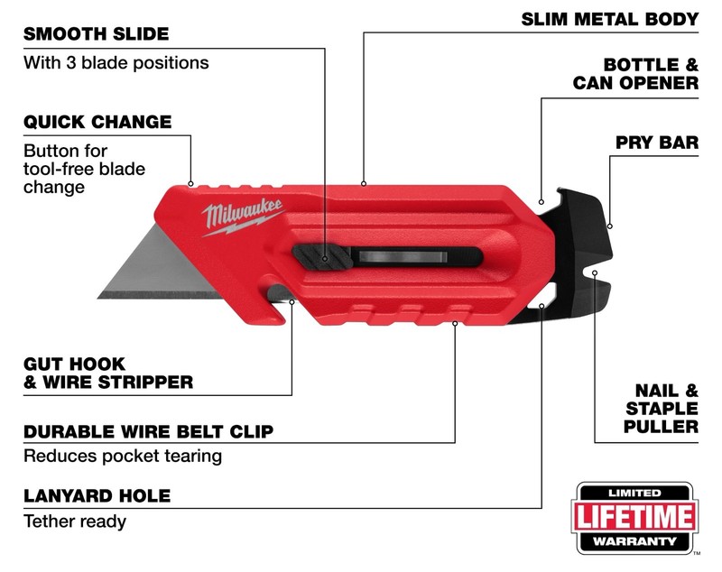 Milwaukee 48-22-1517 Multi-Function Compact Utility Knife gallery