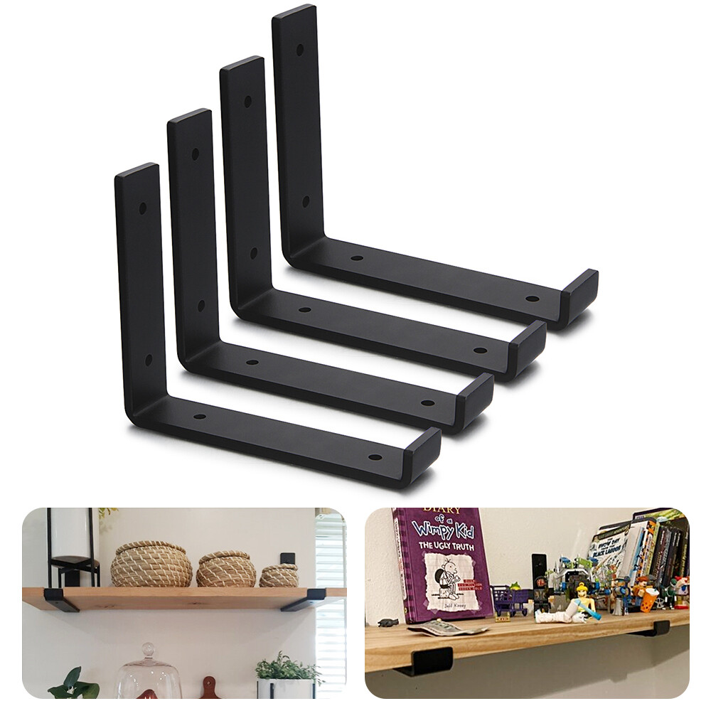 4 Heavy Duty Steel Countertop Support Brackets Mantel Shelf Brackets L Corbel gallery