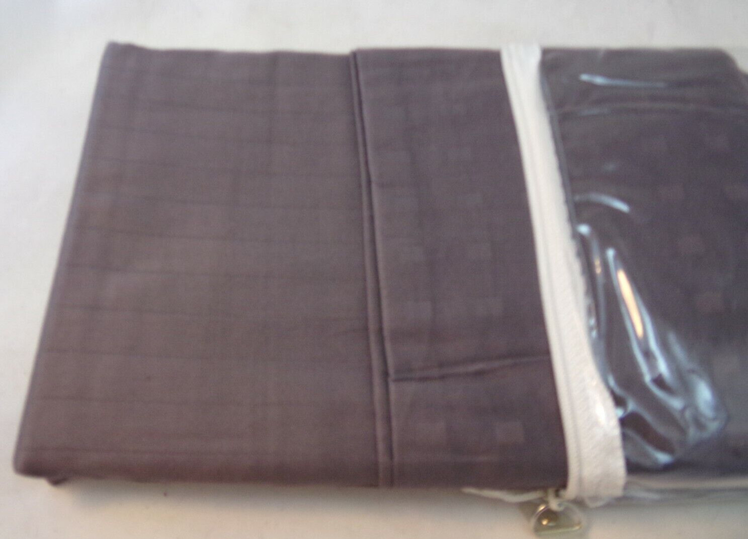NIP REAL SIMPLE Sham Euro Reversible Charcoal Gray 100% Cotton One Pillow gallery