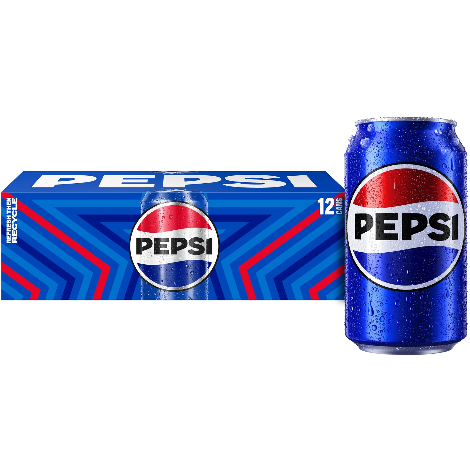 Pepsi Cola Soda Pop, 12 fl oz, 12 pack Cans - Free Shipping gallery