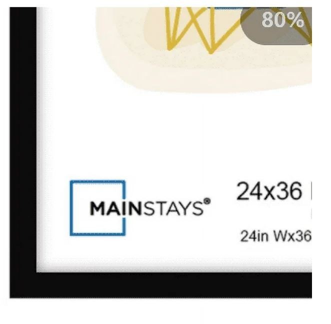 Mainstays 24x36 Basic Black Poster Frame FREE Shipping gallery