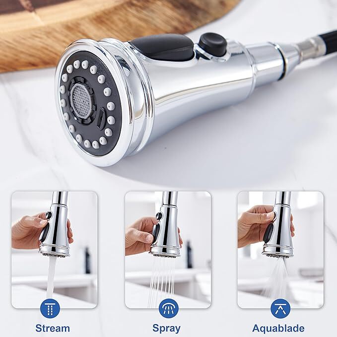 Universal Spray Head Pull Down Kitchen Faucet Replacement Part American Standard gallery