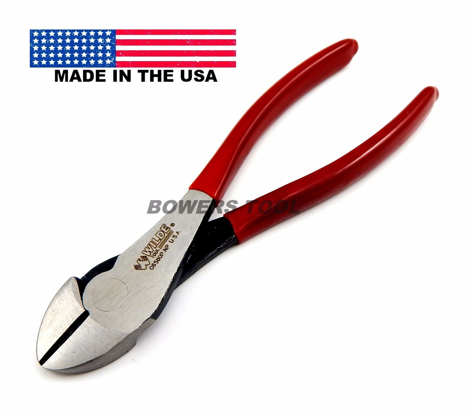 Wilde Tool 7” in. Diagonal Cutter Pliers Solid Joint MADE IN USA Wire Side Dikes gallery