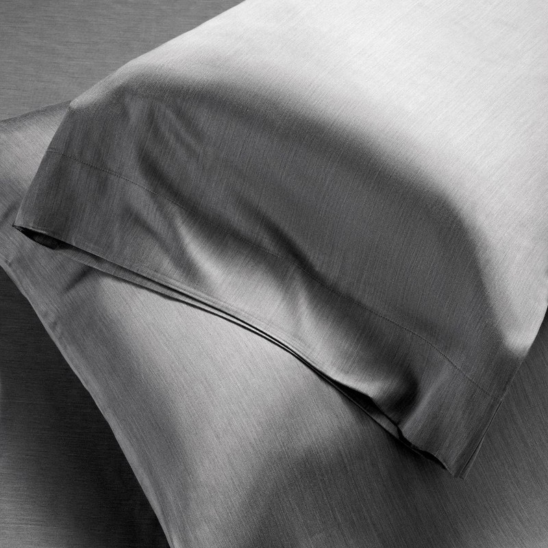 King 400 Thread Count Rayon from Bamboo Sheet Set Dark Gray - gallery