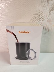 New Ember Temperature Control Smart Cup, 14 oz, App-Controlled Heated Coffee Cup