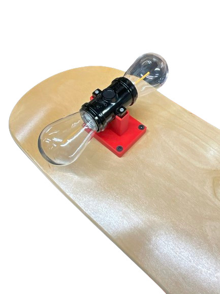 Skateboard Deck Wall Mount Lamp Lighting Kit - Easy Assembly gallery