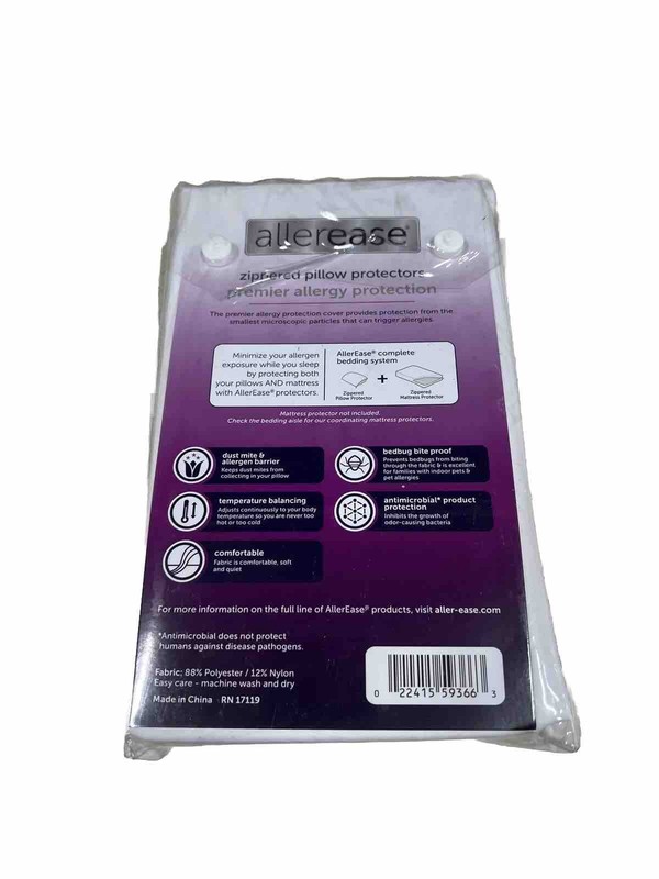 AllerEase Ultimate Pillow Protector - Standard/Queen, 4 Pack gallery