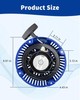 Recoil Starter Pull Start Assembly for 212cc Engine, Fits Durostar & Pressure Wa gallery