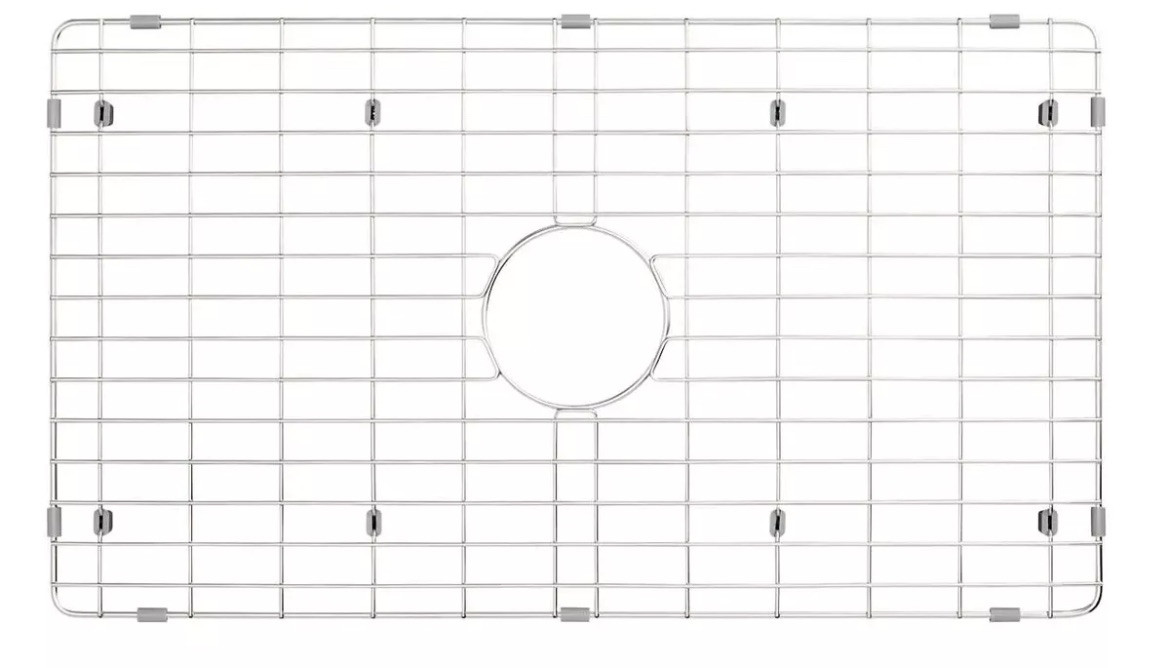 Signature Hardware 27-3/8" x 15-3/4" Basin Rack SHG2816 492208, Stainless Steel gallery