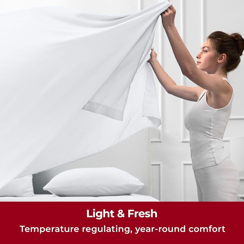 2000 Series 4-Piece Bed Sheet Set Soft Deep Pocket Twin King Queen Full Sheets gallery