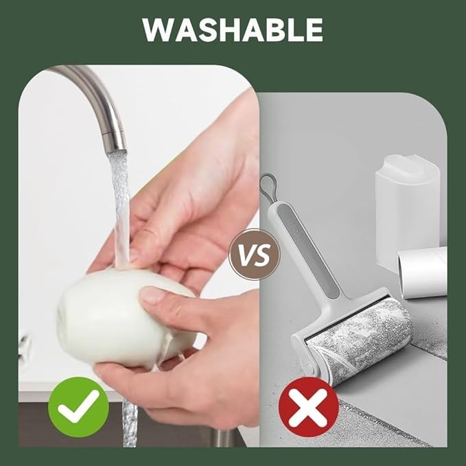 Manual Pet Hair Remover -Multi - Surface Reusable &Washable Fur Removal Tool gallery
