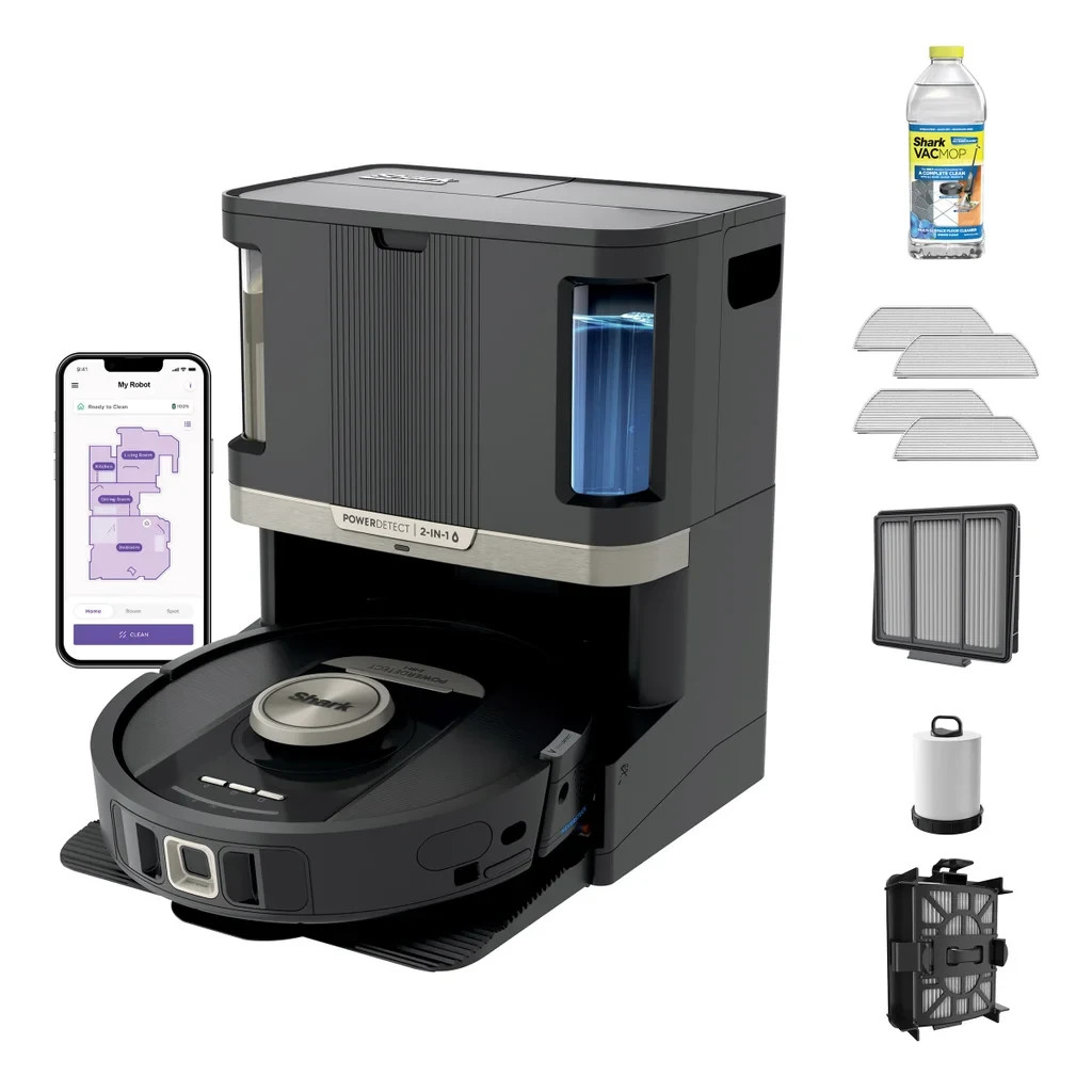 Shark PowerDetect 2-in-1 Robot Vacuum Mop NeverTouch Pro Self-Cleaning UR2850ZE gallery