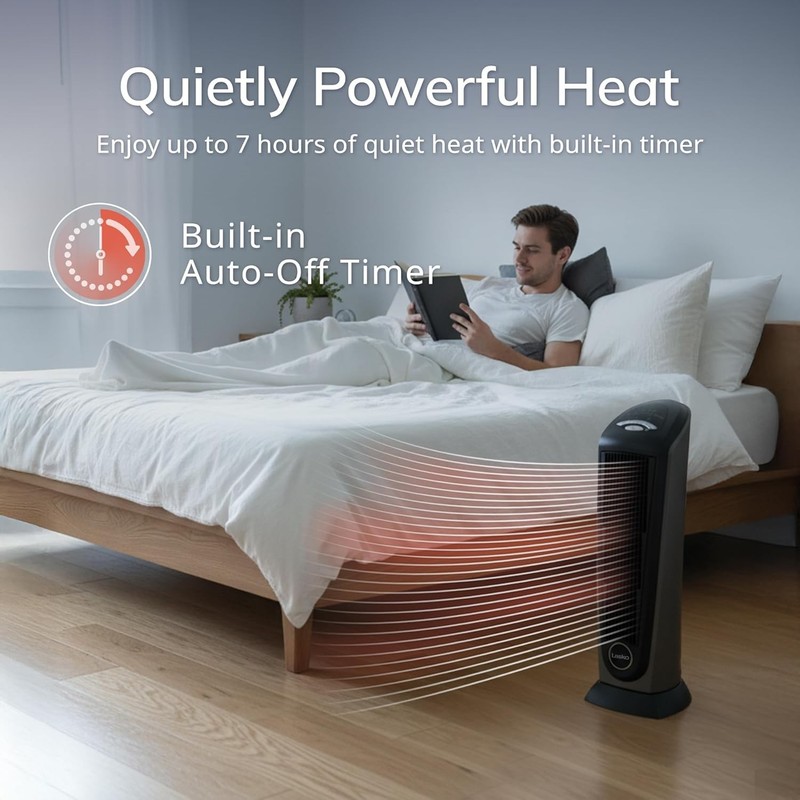 Lasko 751320 Ceramic Tower Space Heater w/ Remote | 1500W | Oscillating | gallery