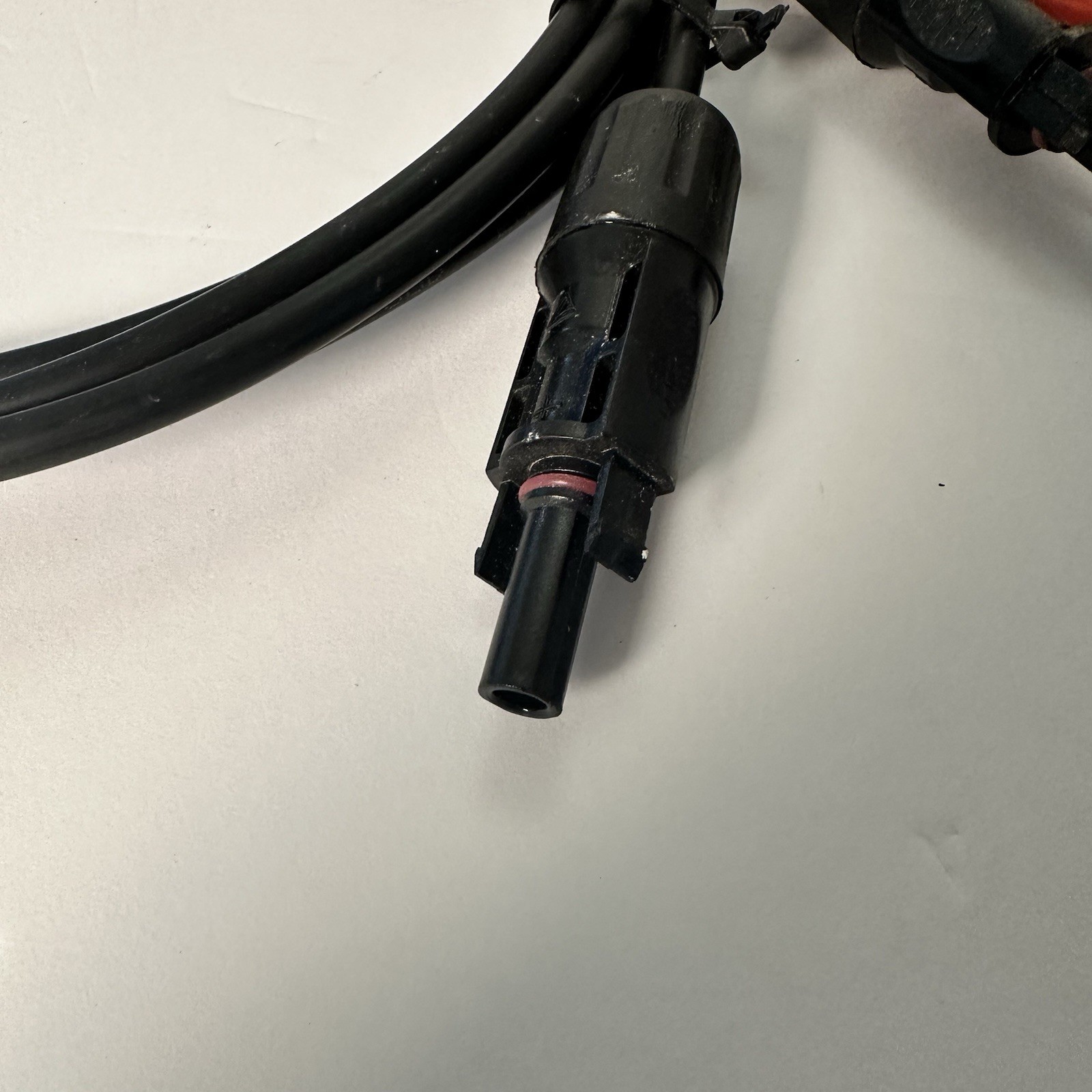 Solar Panel Extension Cable 10 AWG Gauge 10 Foot Length 1 Pair USED gallery
