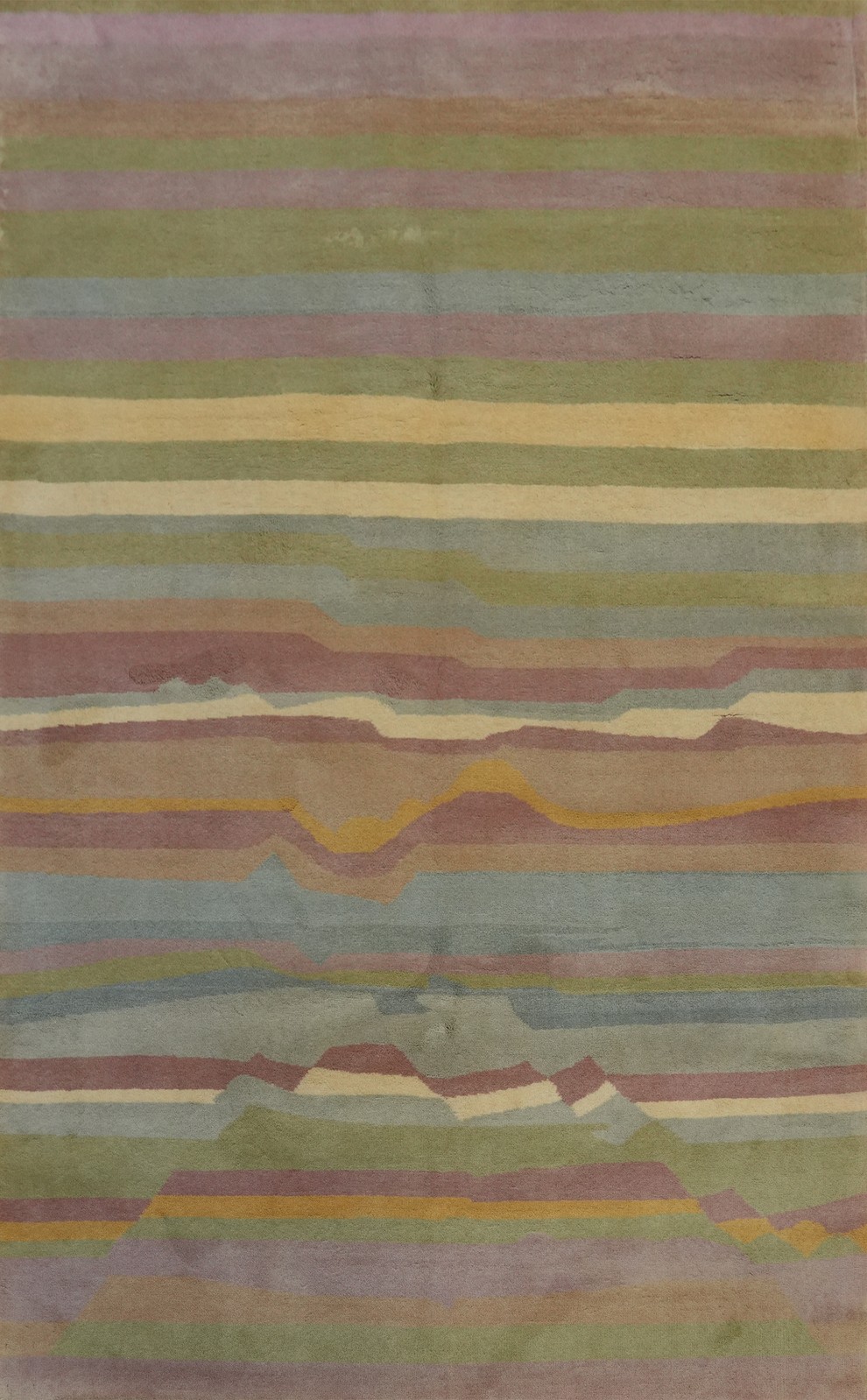 Handmade Contemporary Wool Carpet Vegetable Dye Gabbeh Style Area Rug 6x9 Ft gallery