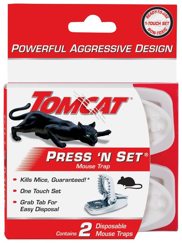 Tomcat Press 'N Set Mouse Trap, 4-Pack (8 Traps) gallery
