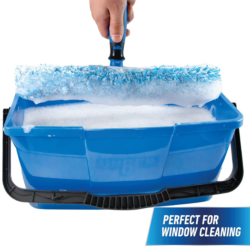 Professional 3 Gallon Bucket – Compact Cleaning Bucket, Comfort-Grip Handle, 2 P gallery
