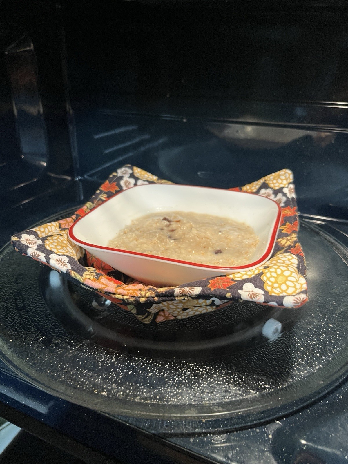 Machine, Washable, And Dryable Microwave Bowl Cozy ￼ gallery