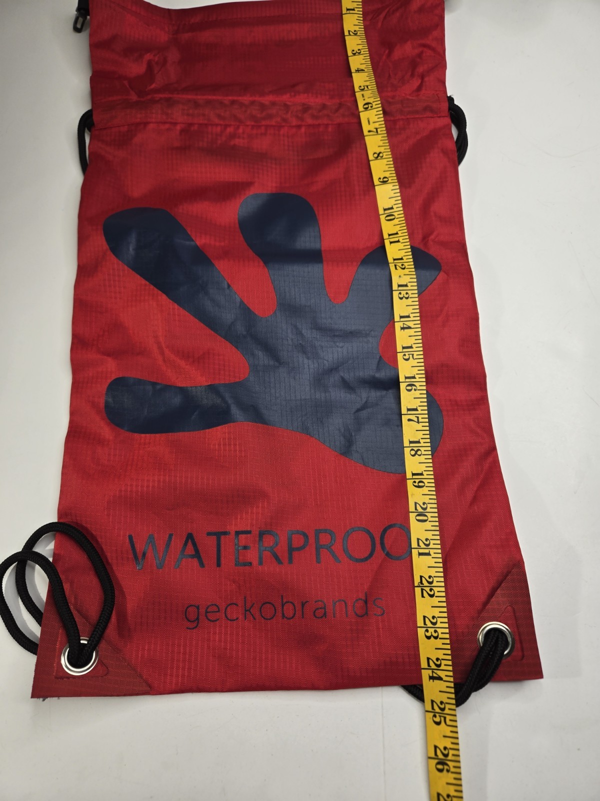 Geckobrands Waterproof Lightweight 10L Red Camping Backpack 2