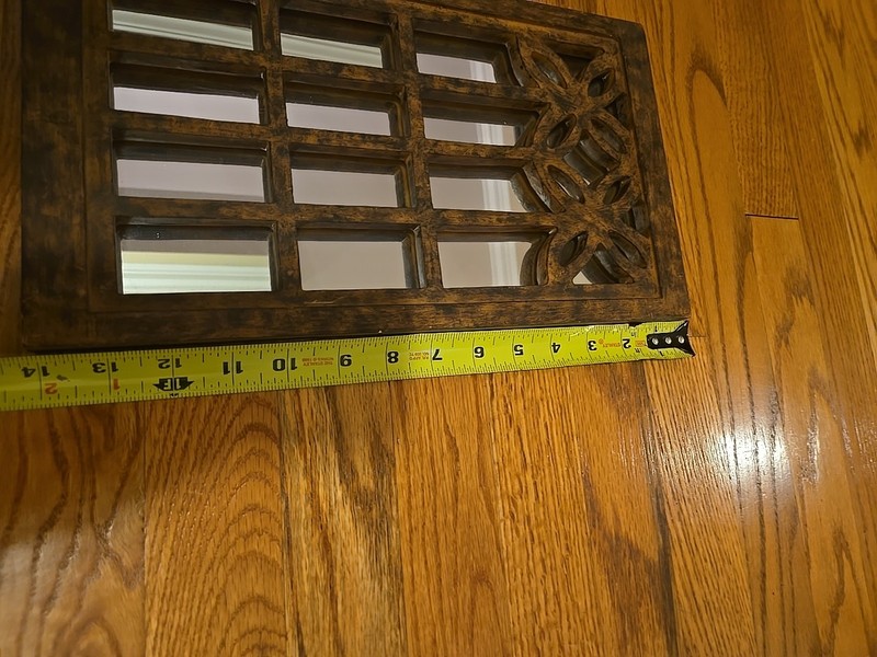 Decorative Wall Mirror Medium Size Wall Hanging Heavy 14"x8" gallery